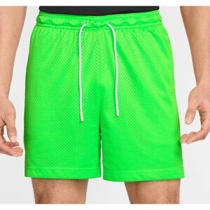 Nike Mens Size XL Dri FIT 5 Mesh Basketball Shorts Pockets Neon Green HV1880 398